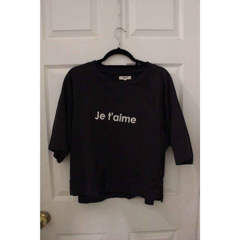 Madewell crop sweater